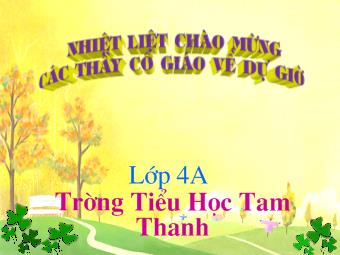 Bài giảng Tập đọc - Bài thơ về tiểu đội xe không kính