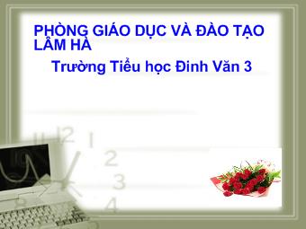 Bài giảng Tập đọc - Bài: Vẽ về cuộc sống an toàn