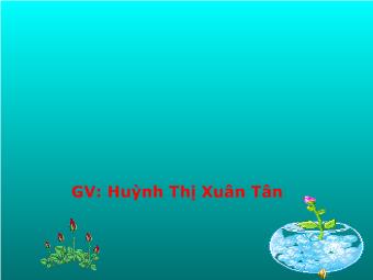 Bài giảng Tiếng Việt (rèn luyện) tiết 118