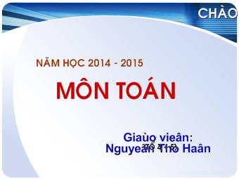 Bài giảng Toán - Bài: ôn tập các số đến 100 000 (tiếp theo)