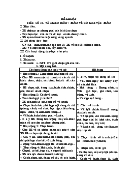 Giáo án lớp 3 - Tuần 24