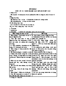 Giáo án lớp 3 - Tuần 25