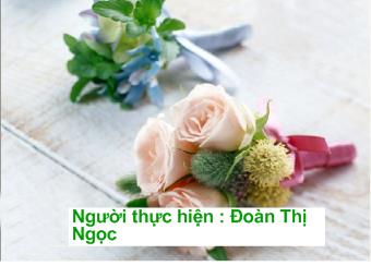 Luyện từ và câu - Bài: Cách đặt câu khiến