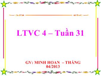 Luyện từ và câu - Bài: Thêm trạng ngữ chỉ nơi chốn cho câu