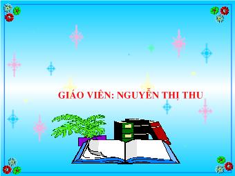 Luyện từ và câu - Động từ