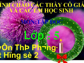 Tập đọc - Bài: Mùa thảo quả