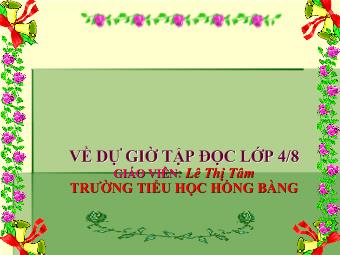 Tập đọc - Bài: Sầu riêng