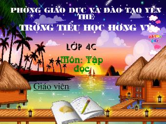 Tập đọc - Đoàn thuyền đánh cá