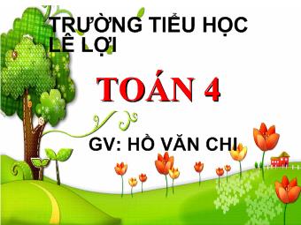 Toán - Bài: Chia cho số có hai chữ số