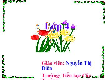 Toán - Bài: Luyện tập