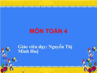 Toán - Bài: Tìm phân số của một số.