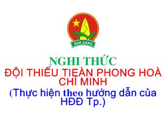 Nghi thức đội thiếu tiền phong Hồ Chí Minh