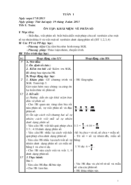 Giáo án Lớp 5 - Tuần 1