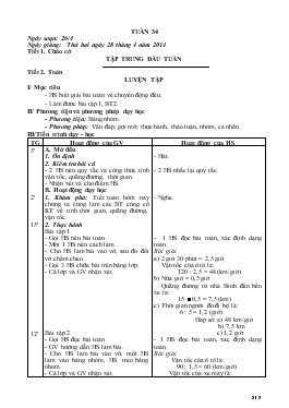 Giáo án Lớp 5 - Tuần 34