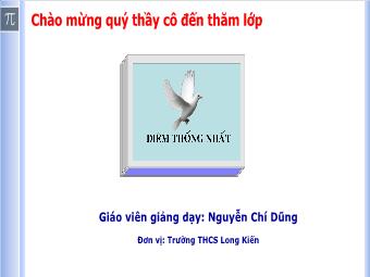 Bài 1. Hình hộp chữ nhật - Nguyễn Chí Dũng