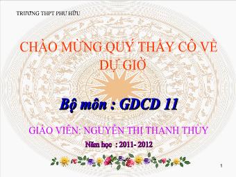 Bài 5: Cung - cầu trong sản xuất và lưu thông hàng hóa - Nguyễn Thị Thanh Thủy