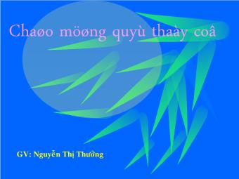 Bài 7: Tỉ lệ thức - Nguyễn Thị Thưởng