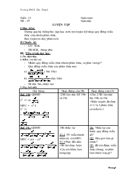 Giáo án Đại số 8 Tuần 13-18 - Lê NGuyên Khang