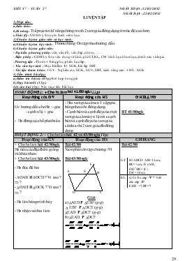 Giáo án Hình học 8 Tuần 27-30