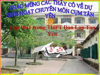 Tiết 29 - Bài 1: Phương trình đường thẳng