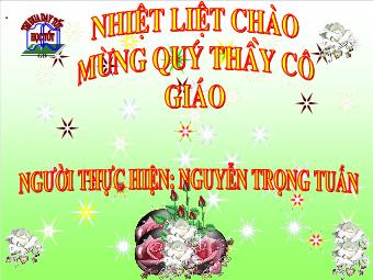 Tiết 31 - Bài 17. Ước chung lớn nhất - Nguyễn Trọng Tuấn