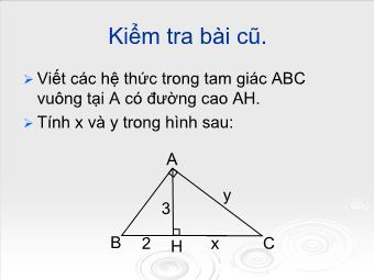 Tiết 3,4: Luyện tập