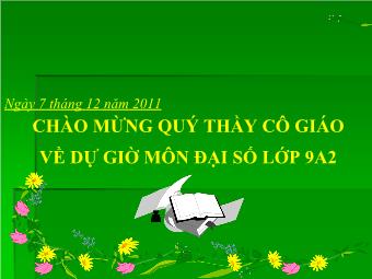 Tiết 36 - Bài 4: Giải hệ phương trình bằng phương pháp cộng đại số