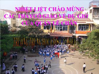 Tiết 37 - Bài 1: Góc ở tâm. Số đo cung - Quách Thanh Yến