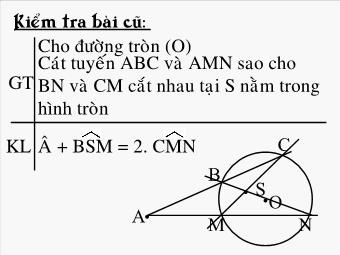 Tiết 47- Bài 6. Cung chứa góc