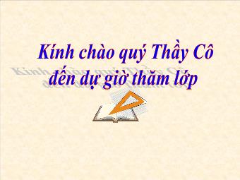 Tiết 48: Các trường hợp đồng dạng của tam giác vuông