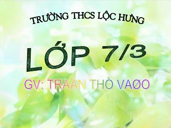 Tiết 48: Luyện tập