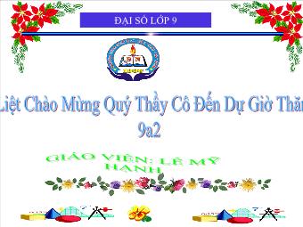 Tiết 53: Công thức nghiệm của phương trình bậc hai