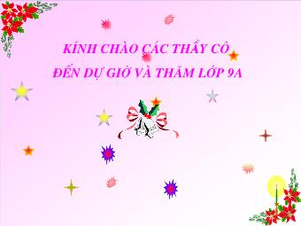 Tiết 60: Phương trình quy về phương trình bậc hai