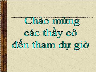 Tiết 64: Hình nón