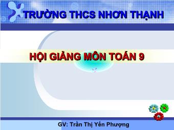 Tính chất của hai tiếp tuyến cắt nhau - Trần Thị Yến Phượng