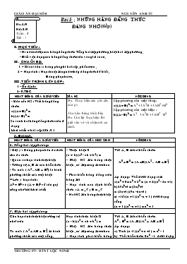 Giáo án Đại số 8 - Nguyễn Anh Tú