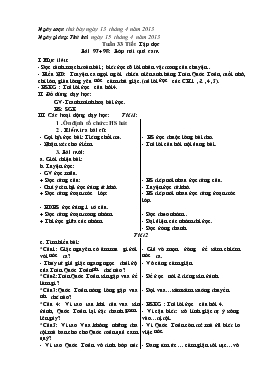 Giáo án Lớp 2 Tuần 33 chuẩn