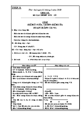 Giáo án Lớp 3 Tuần 20 - Đỗ Thị Thu Hương