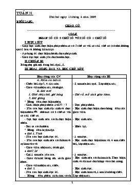 Giáo án Lớp 3 Tuần 31 - Đỗ Thị Thu Hương