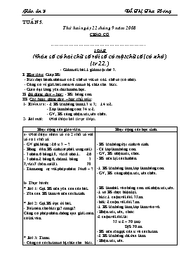 Giáo án Lớp 3 Tuần 5 - Đỗ Thị Thu Hương