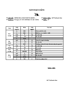 Giáo án Lớp 4 Tuần 5 - Đỗ Thị Xuân Cúc