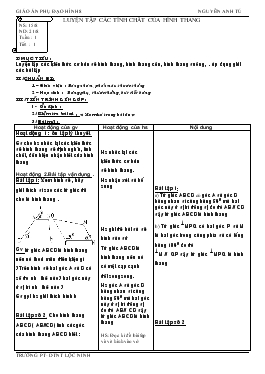 Giáo án phụ đạo Hình 8 - Nguyễn Anh Tú