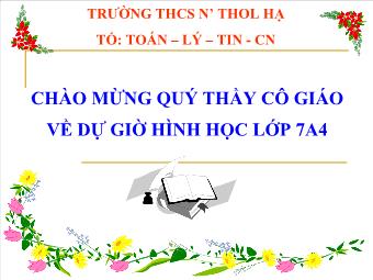 Tiết 14: Ôn tập chương I