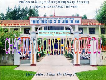 Tiết 25 - Bài 15: Bảo vệ di sản văn hoá - Phan Thị Hồng Phúc