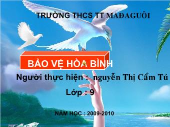 Tiết 33: Thực hành ngoại khóa - Nguyễn Thị Cẩm Tú