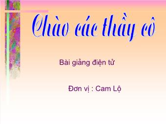 Bài 8: Vị trí tương đối của hai đường tròn ( tiếp theo)