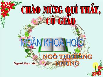 Khoa học - Bài 13: Phòng bệnh sốt xuất huyết