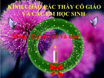 Luyện từ và câu: Nhân hóa. Ôn tập cách đặt và trả lời câu hỏi: Để làm gì? Dấu chấm, chấm hỏi, chấm than.