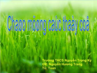 Tiết 41: Luyện tập - Nguyễn Hương Trang