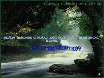 Tiết 66: Ôn tập - Lê Thị Bích Thuỳ